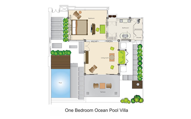 One Bedroom Ocean Pool Villa