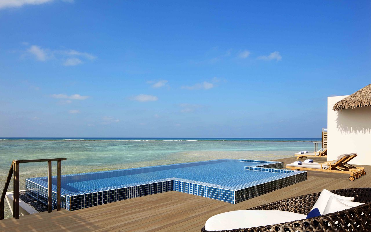 3 Bedroom Overwater Villa - Outdoor Deck _ Pool