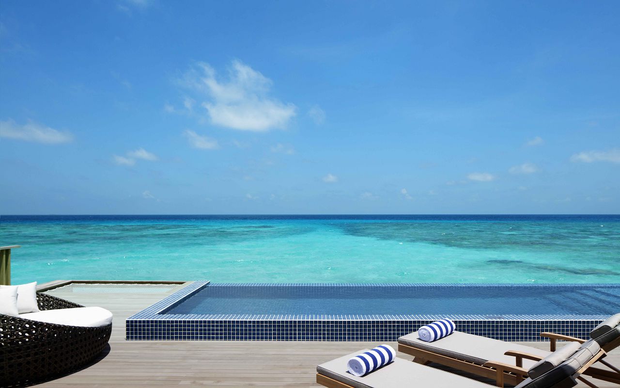 Overwater Villa - Outdoor Deck _ Pool