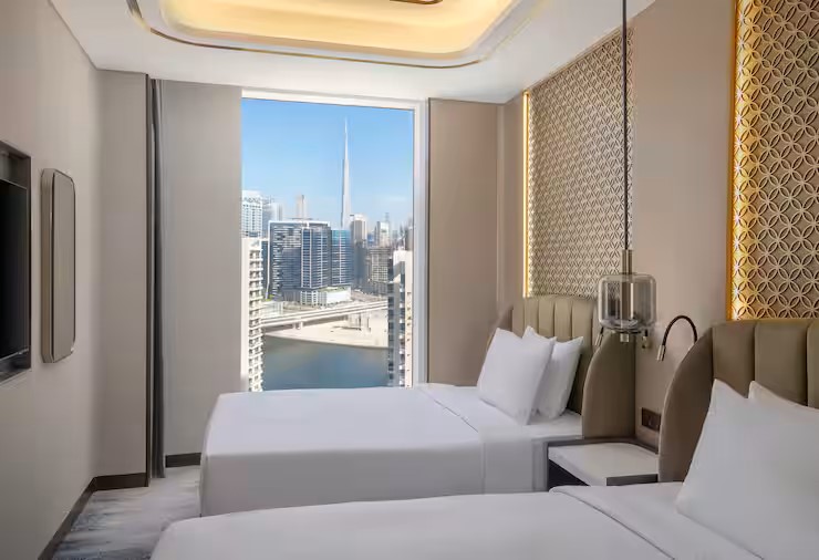 Two Double Beds One Bedroom Suite Burj View 2